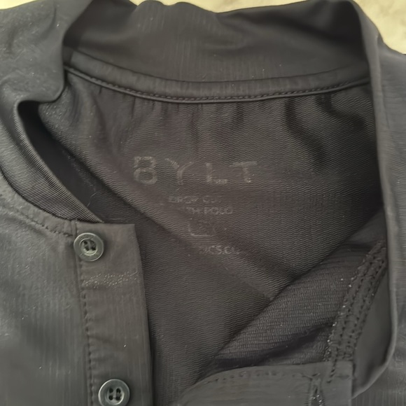 Bylt Drop Cut Stealth Polo - Navy size small - Picture 2 of 2